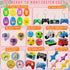 200 SQZUWIT Pcs Prefilled Easter Eggs Filled with Toys Inside for Kids Boys Girls Pre-filled Easter Hunt Basket