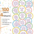 100 Pcs Family Conversation Cards - Fun Conversation Starters for Kids, Adults, and Family Road Trips