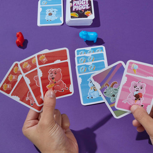 Piggy Piggy Card Game - Fun Family Game for Kids, Teens, and Adults, Ages 7+, 2-6 Players, Quick-Playing