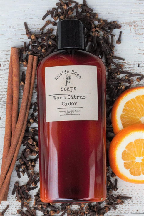 Limited Edition All Natural Warm Citrus Cider Goat Milk Lotion
