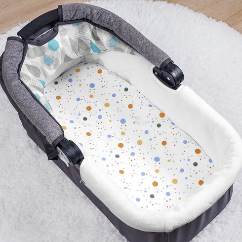 100% 2 Pack, PHF Cotton Bassinet Sheets Soft Breathable Comfortable Cradle for Baby Boys Girls, Premium Fits Various