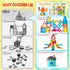 Set 3-5 4-8, 8 VigorFun Magnetic Tiles Building Toys for Kids Ages STEM Construction Kit with Magnetic Blocks