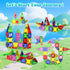 Magnetopia 40 Set 3+, Mini Diamond Texture Magnetic Tiles with Iron Box, PCS Travel Magnetic Tiles, STEM Educational