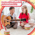 Kids Drum Set, 7.87 in Wooden Toy Drum with Adjustable Strap, Educational Sensory Musical Instrument for Toddlers