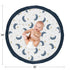 Tummy Sweet Jojo Designs Moon and Star Boy or Girl Baby Playmat Time Infant Play Mat - Navy Blue and Gold Watercolor