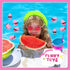 200 Sets Liliful Mini Rubber Pig Bath Toy with Sunglasses Pink Float and Squeak Pig Bathtub Toys for Baby Shower