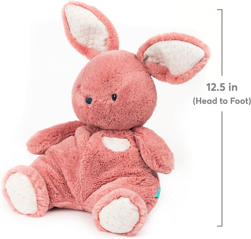 GUND Baby Oh So Snuggly Bunny Stuffed Animal, Dusty Rose Pink, 12.5" Toddler Toy