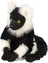 Wild Republic Black and White Lemur, Cuddlekins Mini, Stuffed Animal, 8 inches,