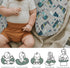 Boho Mountains Baby Nursing Pillow Covers for Boy Girl Mountain Range Landscape Nursery Feeding Pillowcase