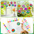 30 Sets WinnerWhy Spring Flower Suncatchers Window Art Kits, Mother's Day Floral DIY Sun Catchers Crafts Paint Your Own