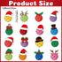 1000Pcs Haooryx Chirstmas Pickleball Sticker Rolls - Colorful Pickleball Waterproof Vinyl Reusable Laptop Stickers