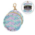 PYBUG Scallops Shape Round Pacifier Storage Case, Polyester & TPU Lined with Hook Buckle, Pacifier Container Box