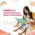 tinywrist AUDIOBOOKS - B Sings and Learns Vietnamese Interactive Bilingual Music Book for Babies, Toddlers & Kids |