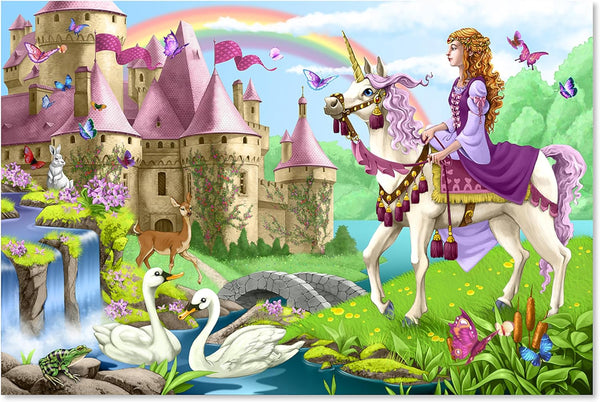 Melissa & Doug Fairy Tale Castle Jumbo Jigsaw Floor Puzzle (48 pcs,