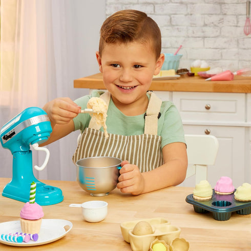 18 Set, 3+ Little Tikes Creative Chefs Bakers Kit with Make-It Mix Play Sand, Accessories, Realistic Pretend Play Boys