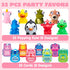32 JOYIN Pcs Valentines Day Pop-Eye Cute Keychains with Cards, Fidget Toys Squeezable Relief Stress for Toddlers