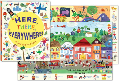C.R. Gibson Gibby & Libby Here, There and Everywhere Seek and Find Book