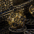 Metal Dice Set D&D, 7-Die DND Dice with Gift Bag for Dungeons and Dragons Role Playing Games (Antique Gold)