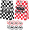 24 Pack Race Car Party Candy Favor Bags with Stickers, Race Car Themed Birthday Party Supplies