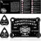 Pendulum Dowsing Divination Board Set, Black Wooden Talking Board with Planchette for Teens Adults Games Supplies
