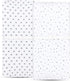 Ely’s & Co. Waterproof Changing Pad Cover | Cradle Sheet 2-Pack Set for Baby Boy - Grey Stars