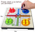 Ludo Magnetic Board Game Set, Folding and Light-Weight for Carrying, Gift for All Age (10 X 10 inches)