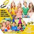 48 Pieces Cute Bee Keychain and Bee Rubber Bracelets, Silicone Wristband Party Favors for Birthday Supplies