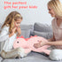 BESTVIVE 3.5lbs 24 Inch,Pink Weighted Dinosaur Plush Soft Stuffed Dino Weighted Plush Animal Dinosaur Throws Pillows