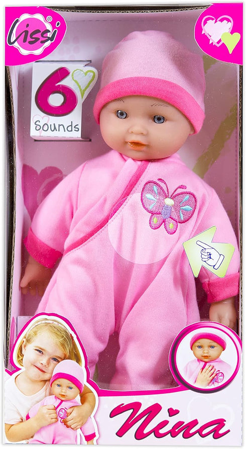 Lissi Talking Baby Doll - 11 Inches, Blue