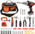 Kids Tools Set with Storage Bag, 38 PCS Play Tool Accessories for Toddlers 3-5, Tool Sets for Boys Ages 4-6, 6-8 Gifts