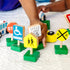 Melissa & Doug 6 Cars and 9 Traffic Signs Wooden Vehicles Set