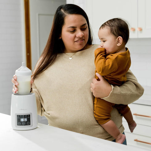 The First Years Gentle Warmth Digital Baby Bottle Warmer - Bottle Warmer for Breastmilk, Baby Formula, and Baby Food