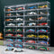YAMAXUN Acrylic Display Case for 1/64 Scale Matchbox Toy Cars - 32 Slots,