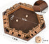 6-Way 1-6 ropoda Shut The Box Game-Upgraded Player Wooden Dice Game for Adults and Kids, Addition Training, Fun