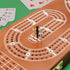 Set 3 9 2 15.5 4.9 1.2 Sets Cribbage Board Game Tracks, Plusvivo Solid Oak Wood Cribbage Boards Unique with Metal Pegs