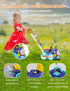 TI-TOO Light,Summer 1-8 Bubble Machine,Bubble Blower Maker,Bubble Lawn Mower for Toddlers,Bubble Music Train