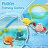 Dwi Dowellin Bath Toy for Toddlers, Floating Mold Free Swimming Toys and Stacking Cups