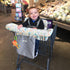 Dino Off-White Baby Shopping Cart & High Chair Cover - Machine Washable