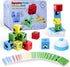 Safmord Montessori Puzzle Game for Kids - Wooden Face Changing Magic Cube Game,