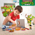 Kids Pizza Toy Set - Pretend Kitchen Play Food with Slice & Serve Pizza, Box, Pie Cutter & Condiments