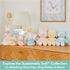 GUND Baby Sustainably Soft Bunny Lovey, Plush Blanket Made from 100% Recycled Materials, Pink/Cream, 10”