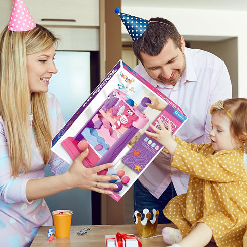YEGEER 1 2 12-18 1-2 Toys for Years Old Girls, Musical Toys for Months, Interactive Toddler, Montessori Toys, Christmas
