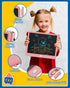 TEKFUN 12in LCD Writing Tablet for Girls, Erasable Doodle Board with Stylus, Mess Free Coloring Travel Toys for 3-7