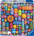 Ravensburger Happy Beads 500 Piece Jigsaw Puzzle for Adults, Color Your World Series, Made in Germany