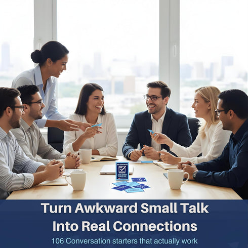 106 Team Building Games for Work - Conversation Cards for Coworkers, Meetings, Travel, Office Activities, Team Building