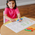 Melissa & Doug Learning Mat Crayons - 5 Colors Set