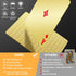 Waterproof Plastic Playing Cards, Durable Cool Deck of Cards, Vintage Casino Themed Card Games for Families or Adults