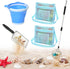 5 PCS Shelling Tools for Beach Include 2 PCS Seashell Bag, Mesh