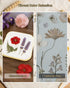 9" NEIGIKI Microwave Flower Press Kit, Fast-Drying Flower Pressing Kit with Reusable & Washable Cloth, Vibrant Color