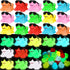 Halloscume 24 Pack Glow in The Dark Rubber Frog Toys for Kids,